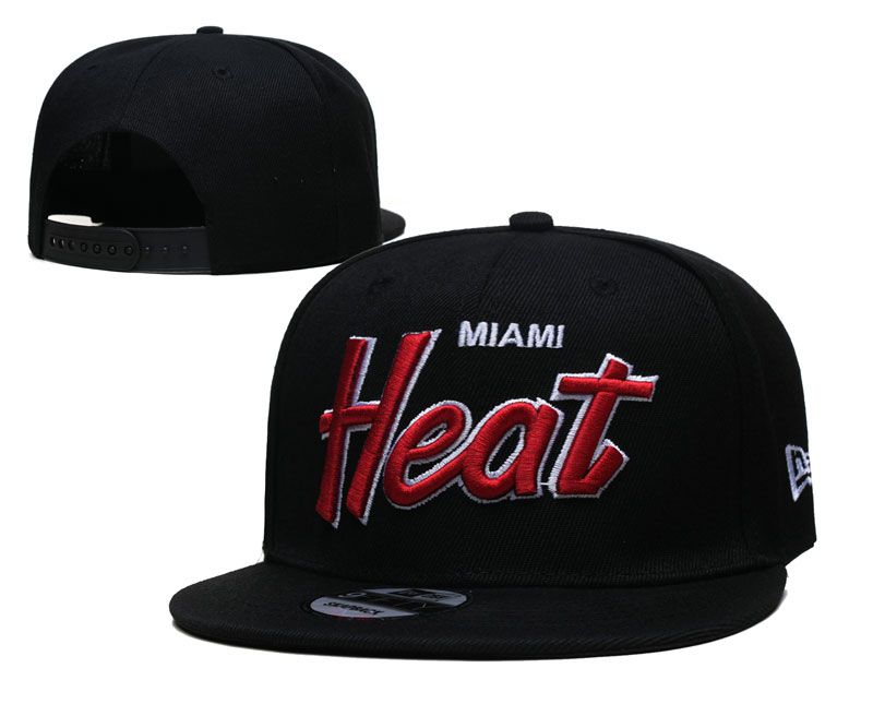2022 NBA Miami Heat Hat TX 0706->->Sports Caps